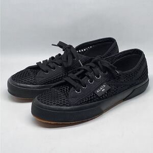 Alaïa Alaïa x Superga Mesh Flat Sneakers size 37